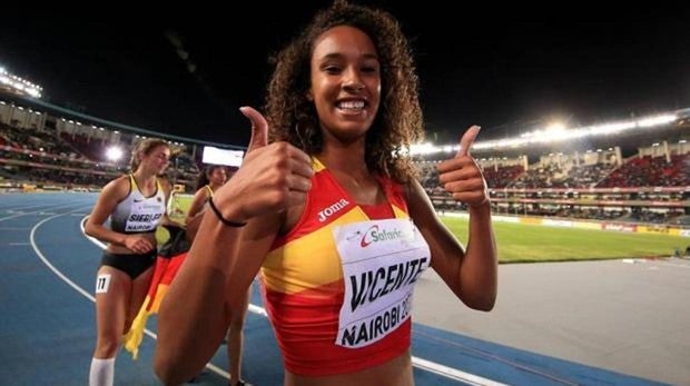 La atleta María Vicente, en una de sus últimas participaciones