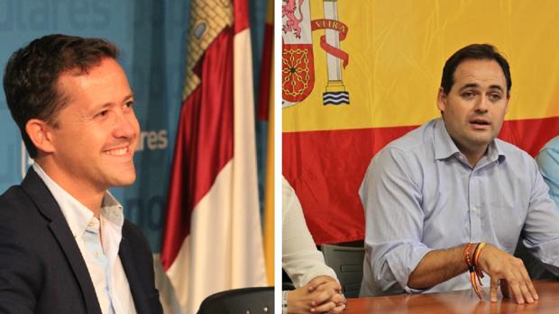 Carlos Velázquez y Paco Nuñez, rivales en las primarias del PP de Castilla-La Mancha