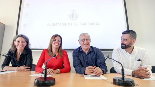Joan Ribó, este sábado durante la «Trobada» del Gobierno local