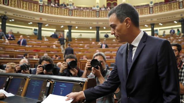 Pedro Sánchez en el Congreso