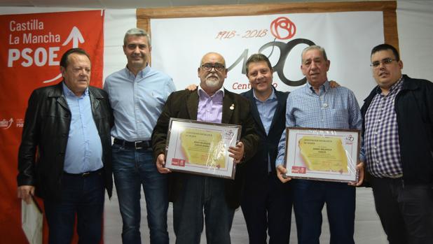 García-Page y Gutiérrez con tres refundadores del partido en Ocaña
