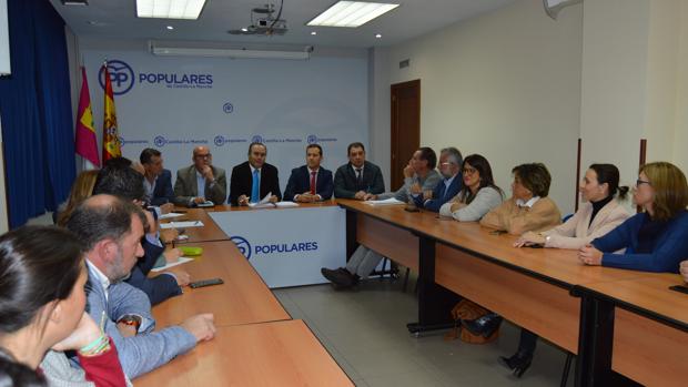El Comité de Dirección Provincial durante la reunión celebrada este jueves