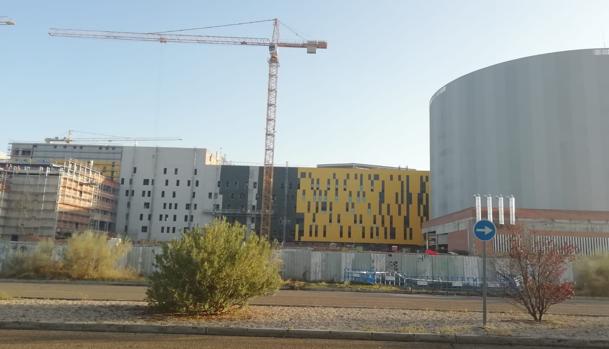 Aspecto actual del nuevo hospital de Toledo, en el barrio del Polígono