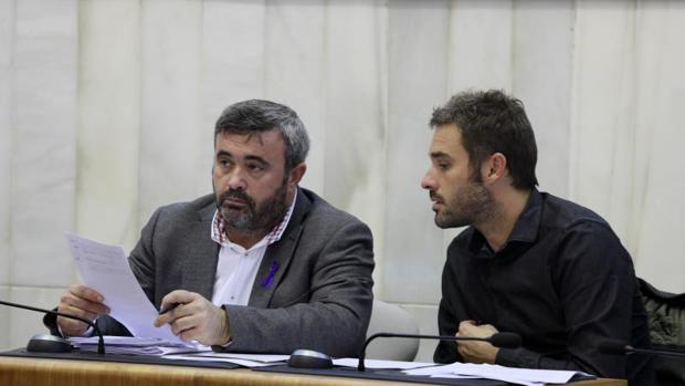 Los dos diputados provinciales del grupo de Compromís en Alicante