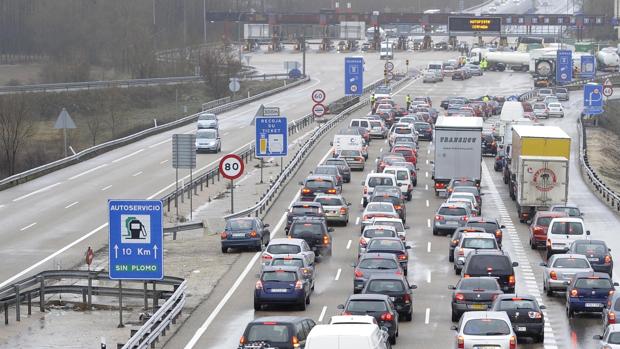 Peaje en Pancorbo, en la autopista A-1, que se suprimirá a partir de este sábado 1 de diciembre