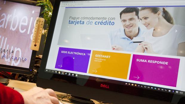 Imagen de la web de Suma Gestión Tributaria