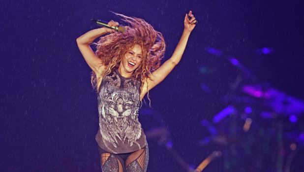 Shakira, durante un concierto de la gira «El Dorado World Tour» el pasado octubre