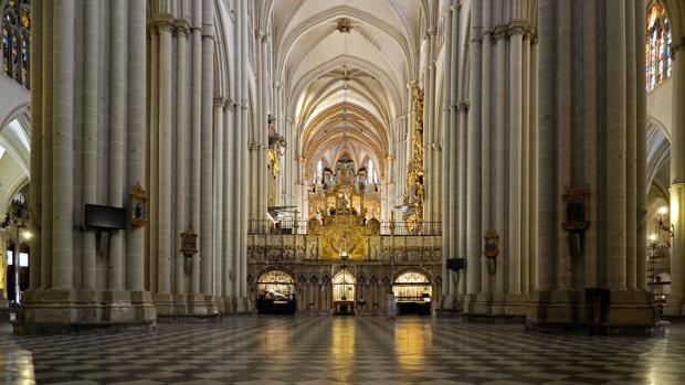 Fotografía del trascoro de la catedral de Toledo, donde se representará El Auto de los Reyes Magos