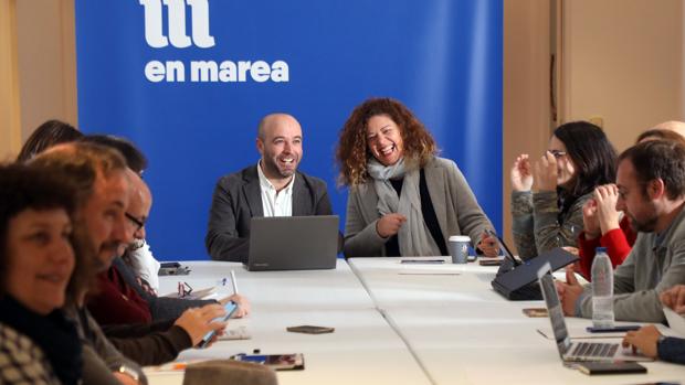 Luís Villares, el día de la constitución de la nuea dirección de En Marea, sin la presencia de los críticos