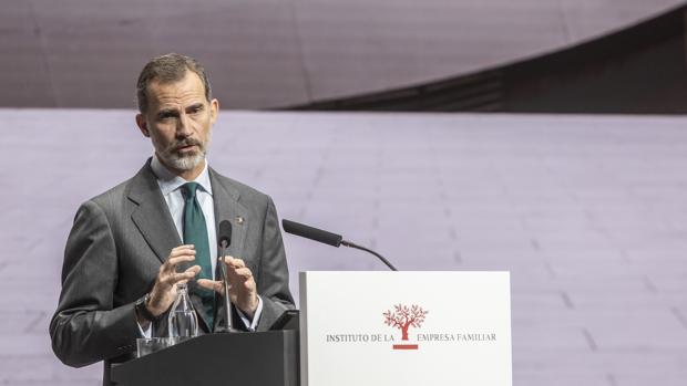 Imagen de Su Majestad el Rey tomada durante un acto en Valencia el pasado mes de octubre