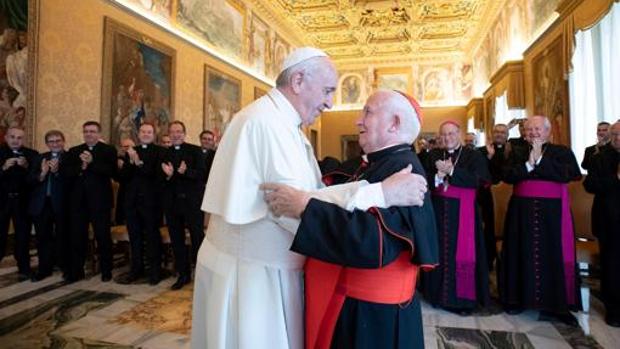 Imagen de la audiencia del Papa Francisco al cardenal Cañizares del pasado mes de septiembre