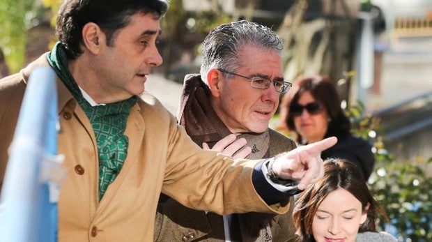 Francisco Granados, a su llegada a la Audiencia Provincial