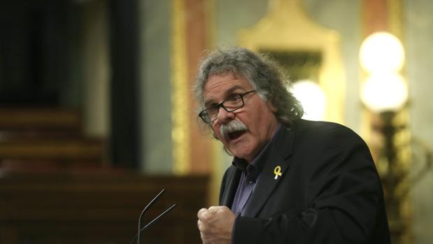 El portavoz de ERC en el Congreso, Joan Tardá, interviene en el debate de totalidad de los presupuestos