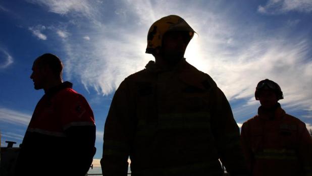 Efectivos de Bomberos del Consorcio Provincial de Alicante