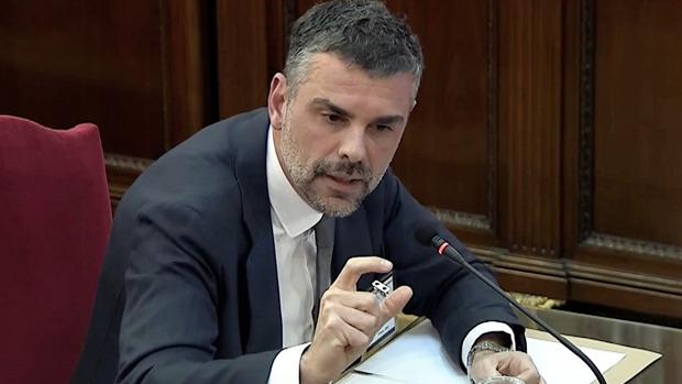 El exconsejero de la Generalitat Santi Vila, durante el juicio por el «procés» en el Tribunal Supremo
