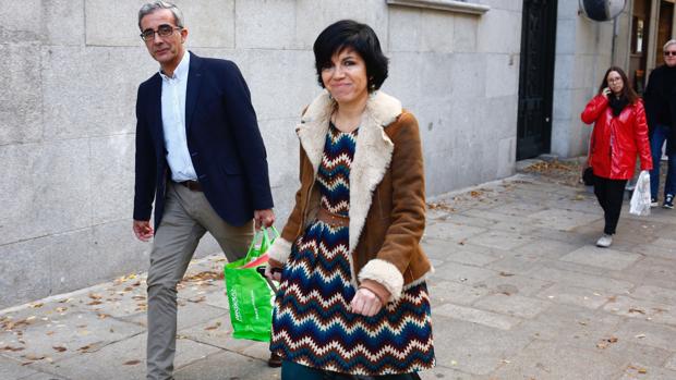 La juez, en noviembre, acudiendo a comparecer ante el Consejo General del Poder Judicial