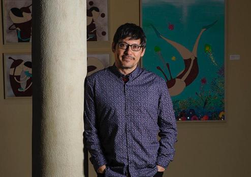 El artista Anselmo Gómez