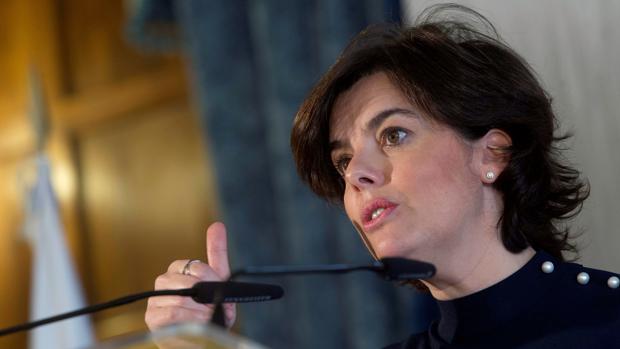 La exvicepresidenta del Gobierno, Soraya Sáenz de Santamaría, en una imagen de archivo