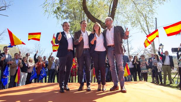 De Quinto, Rivera, Picazo y Girauta en Toledo