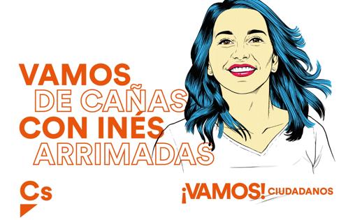 Cartel difundido por Ciudadanos para anunciar la campaña