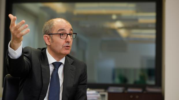 Pedro Pisonero, durante la entrevista