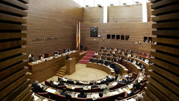 Imagen de archivo de las Cortes Valencianas en la pasada legislatura, la novena