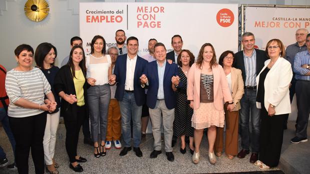 Gutiérrez realizó el anuncio durante la presentación de la candidatura de Villacañas, donde también estuvo García-Page