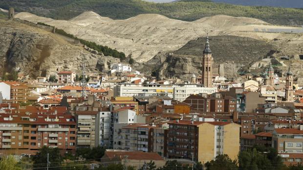 Vista panorámica de Calatayud, la mayor ciudad de Aragón por detrás de las capitales de provincia