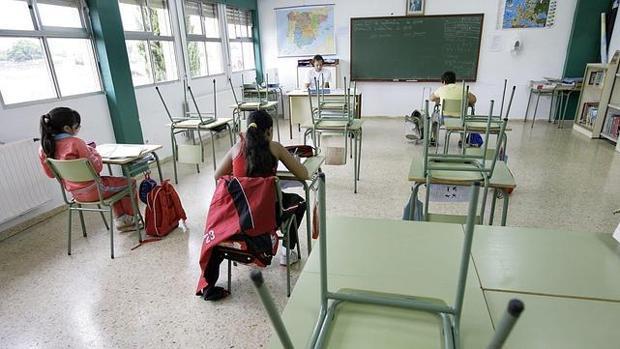 Imagen de archivo de un aula de Primaria