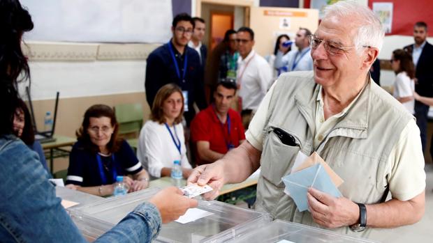 Josep Borrell, cabeza de lista del PSOE para las elecciones europeas de 2019