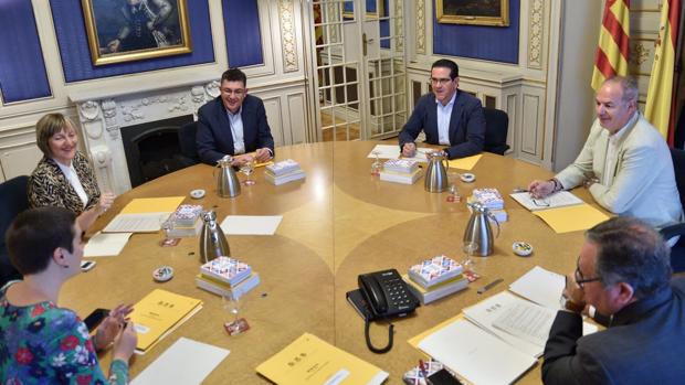 Reunión de la Mesa de las Cortes Valencianas este martes