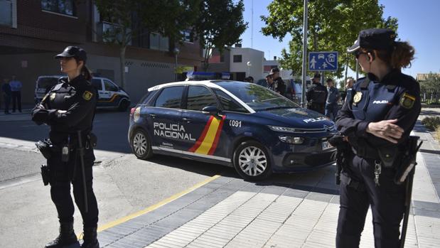 Los detenidos acudieron a declarar al juzgado de Huesca en medio de un fuerte dispositivo policial