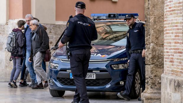 Imagen de archivo de la Policía Nacional en Valencia