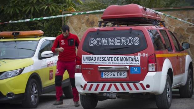 Foto de archivo de un integrante de bomberos