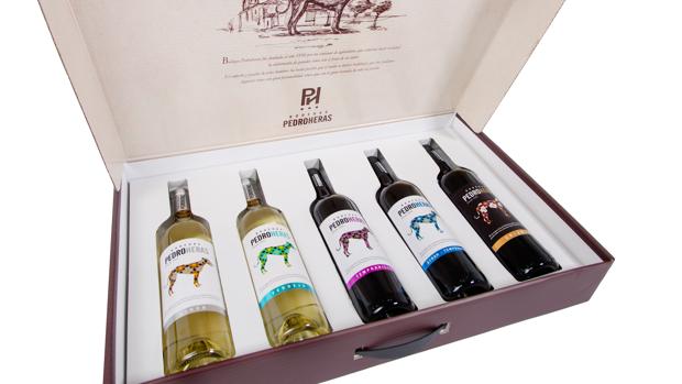 Gama de vinos «Pedroheras», de la bodega de la localidad conquense de Las Pedroñeras