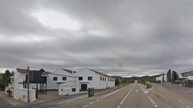 Instalaciones de Bodegas Paniza (Zaragoza), donde se ha producido el trágico accidente laboral