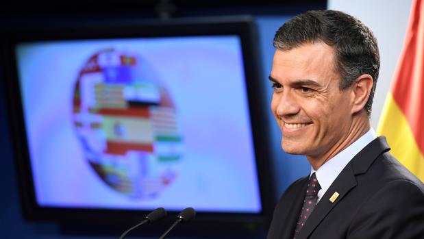 El presidente del Gobierno, Pedro Sánchez, este martes en su comparecencia posterior al Consejo Europeo