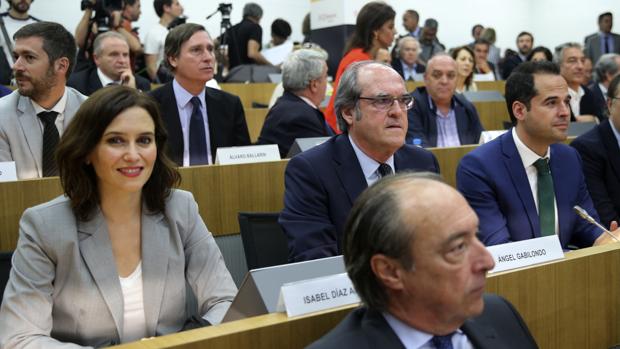 Isabel Díaz Ayuso, Ángel Gabilondo e Ignacio Aguado, tres de los protagonistas de la actualidad en la Asamblea de Madrid