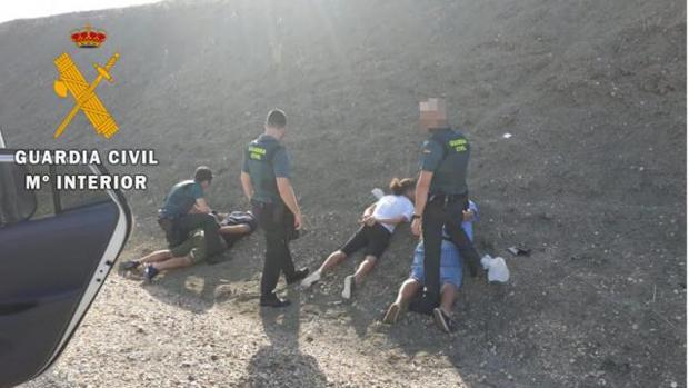 Momento de la detencción