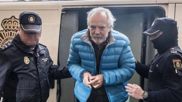 Imagen de archivo de Bartomeu Cursach, cuando fue detenido y trasladado a los Juzgados de Palma en marzo de 2017