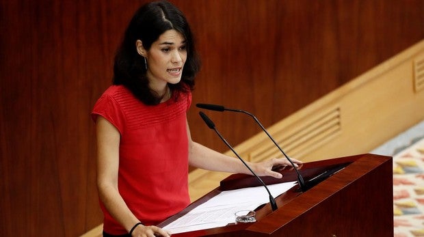 La portavoz de Unidas Podemos en la Asamblea de Madrid, Isa Serra
