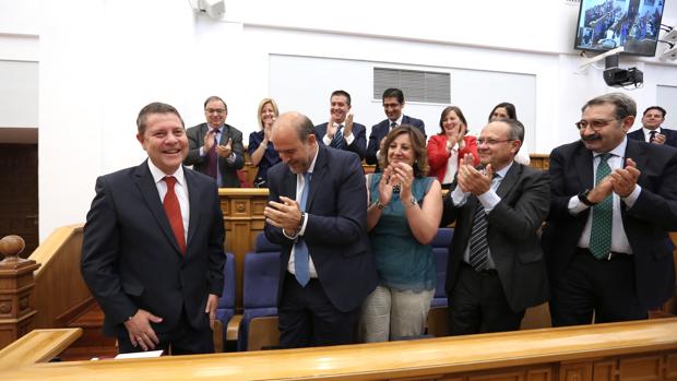 Sesión de investidura de Page en las Cortes