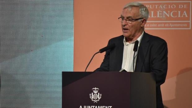 Ribó en la presentación del Centro Mundial de Valencia para la Alimentación Sostenible, este lunes