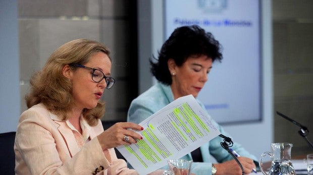 Nadia Calviño e Isabel Celaá
