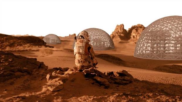 Imagen virtual de las cúpulas diseñadas en el proyecto de la Universitat Politècnica de València