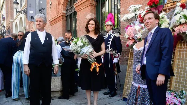 Ayuso y Martínez-Almeida, hoy, en La Paloma