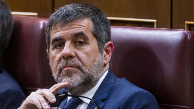 Jordi Sànchez, en el Congreso de los Dipurtados
