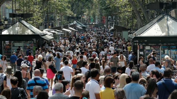 La Rambla de Barcelona, en una imagen de archivo