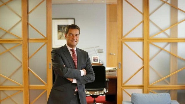 Ángel Ibáñez, en su despacho de la Consejeria de Presidencia