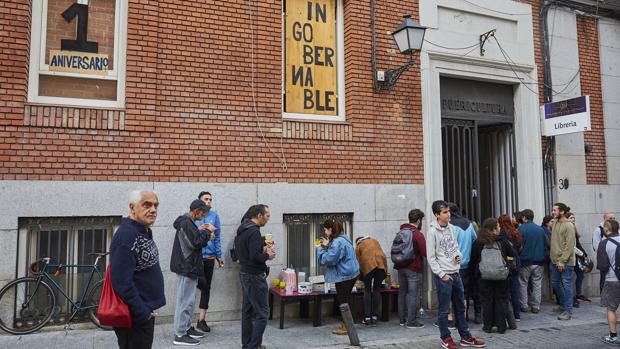 Afines al centro okupado, en una «chocolatada» anterior